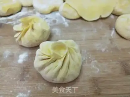 Make Pumpkin cabbage and pork buns step 10