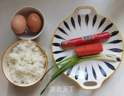 Make Egg and rice pancakes step 0
