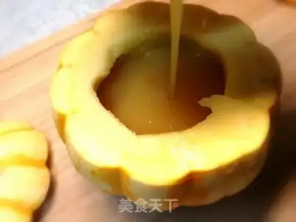 Make Pumpkin egg stew step 3