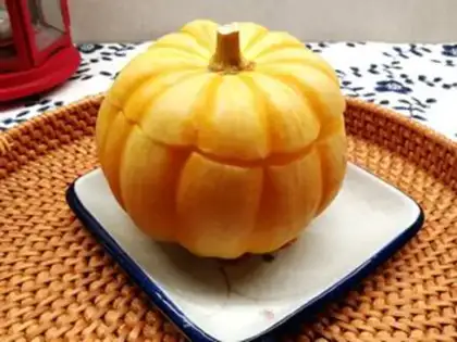 Make Pumpkin egg stew step 5
