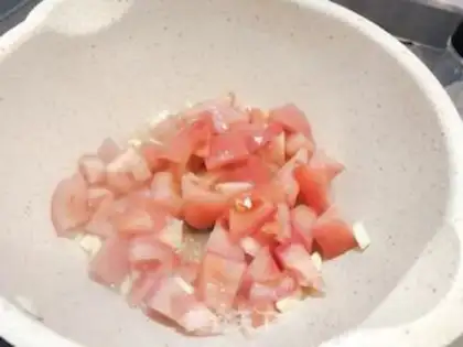 Make Tomatoes, tofu step 7