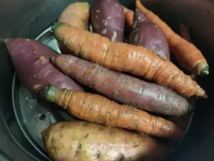 Make Steam potatoes step 0