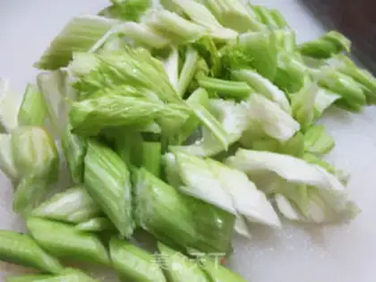 Make Fish tofu and celery step 2
