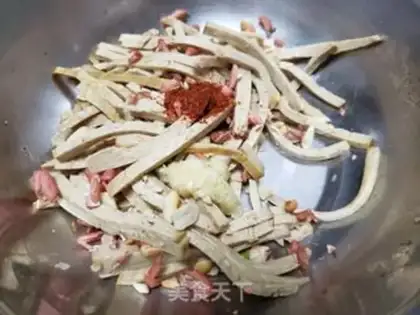 Make Garlic tofu step 3