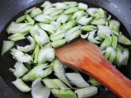 Make Fish tofu and celery step 4