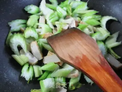 Make Fish tofu and celery step 5