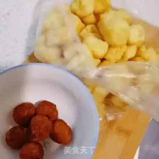 Make Tofu and meatballs step 0