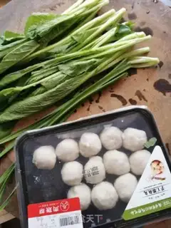 Make Spring food fishball soup step 0
