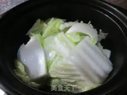 Make Shrimp-dried quail egg chords step 8