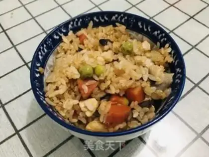 Make Chicken mushrooms and carrot rice step 10