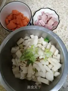 Make Volcanic intestines and carrots step 1