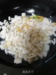 Make Volcanic intestines and carrots step 2