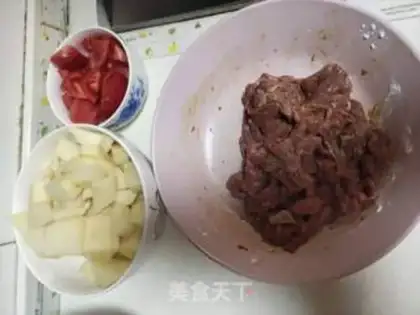 Make Beef stew potatoes step 0