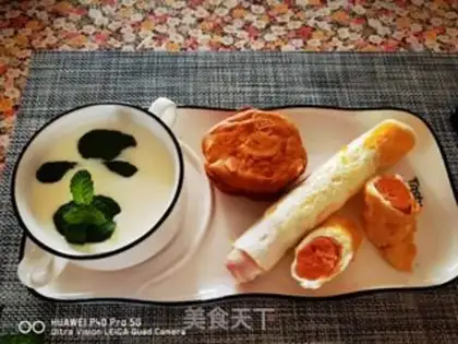 Make Ham egg rolls step 10