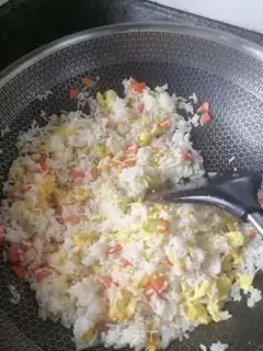 Make Egg fried rice step 5
