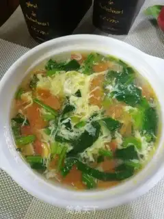 Make Tomatoes, eggnut soup step 7