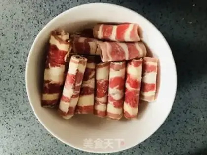 Make Secret calf rice step 1
