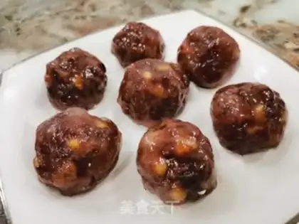 Make Sticky bean buns step 4