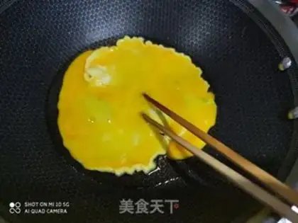 Make Spinach eggs step 4