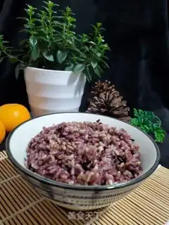 Make Three-coloured, rough rice step 7