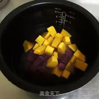 Make Potato pumpkin porridge step 2