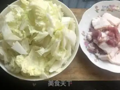 Make A big cabbage stew step 1