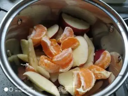 Make Fruit tea step 2
