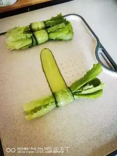 Make Soy sauce and vegetable rolls step 16