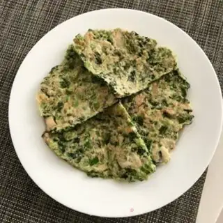 Make The spinach egg stand step 3