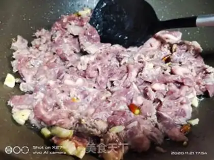 Make Beef and garlic step 2