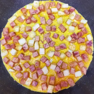 Make Lunch bun pizza step 6