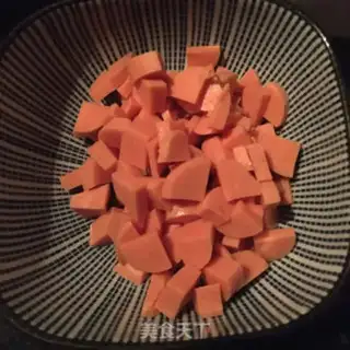 Make Sausage gold fried rice step 3