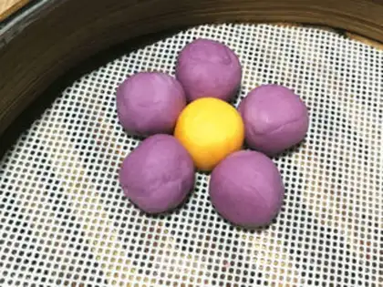 Make Pumpkin potato buns step 2