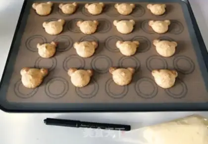 Make Cute little bear cake step 22