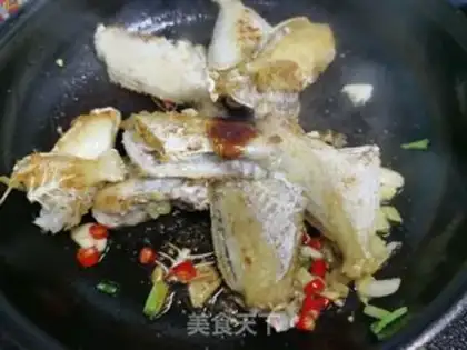 Make The skinned fish are burned to death step 8