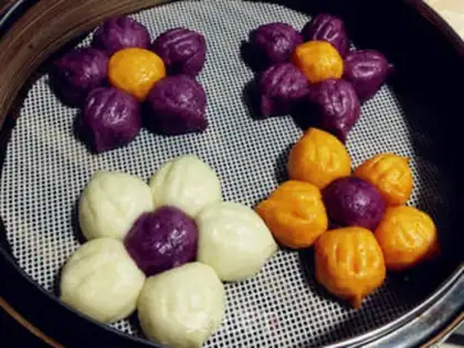 Make Pumpkin potato buns step 5