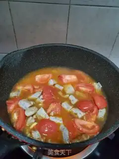 Make Fish cake and tomato step 6