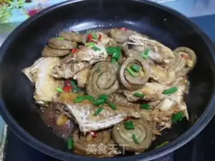 Make The skinned fish are burned to death step 12
