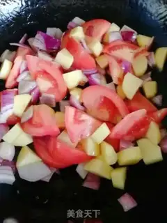 Make Tomato chicken rice step 3