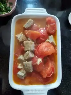Make Fish cake and tomato step 8