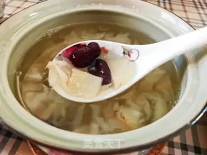 Make "Red-tree silver-eared Sydney soup." step 4