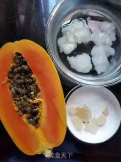 Make Snow toads and papayas step 0