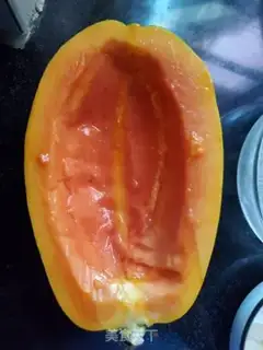 Make Snow toads and papayas step 1