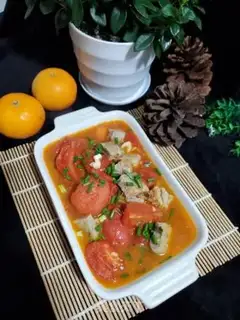 Make Fish cake and tomato step 10