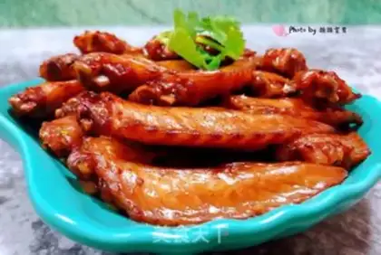 Make The chicken wings are sharp step 13