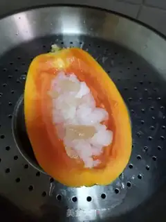 Make Snow toads and papayas step 3