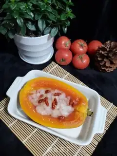 Make Snow toads and papayas step 5