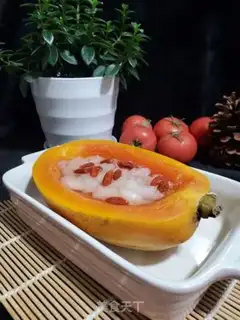 Make Snow toads and papayas step 6