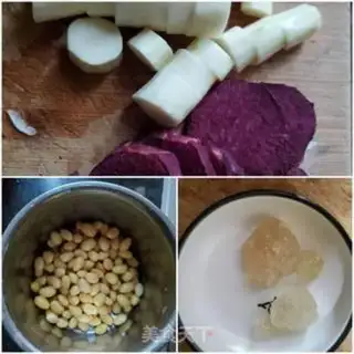 Make Potato mountain bean milk step 0