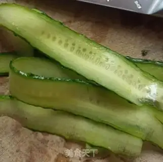Make Cucumber sushi step 2